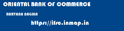 ORIENTAL BANK OF COMMERCE  HARYANA NAGINA    ifsc code